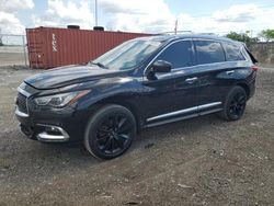 Salvage cars for sale at Homestead, FL auction: 2014 Infiniti QX60