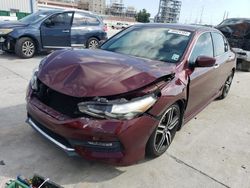 Salvage cars for sale from Copart New Orleans, LA: 2016 Honda Accord Sport