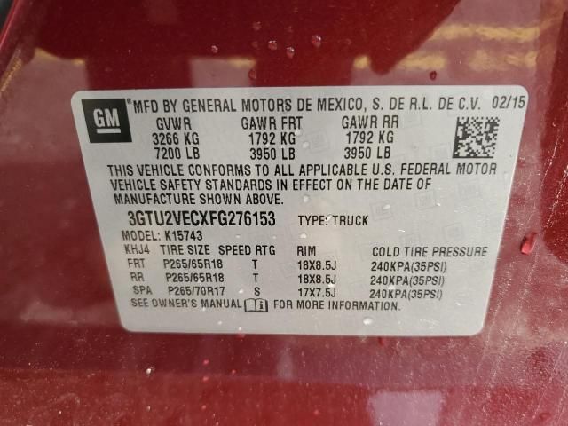 2015 GMC Sierra K1500 SLT