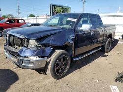 Salvage cars for sale at Chicago Heights, IL auction: 2005 Ford F150 Supercrew