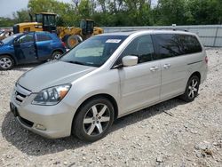 Salvage cars for sale at Franklin, WI auction: 2006 Honda Odyssey Touring