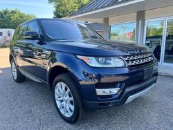 Salvage cars for sale at North Billerica, MA auction: 2016 Land Rover Range Rover Sport HSE