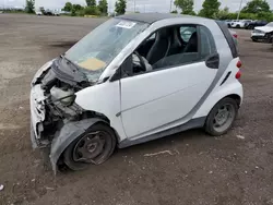 Salvage cars for sale from Copart Montreal Est, QC: 2013 Smart Fortwo Pure