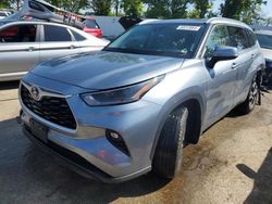 Salvage cars for sale at Bridgeton, MO auction: 2021 Toyota Highlander XLE