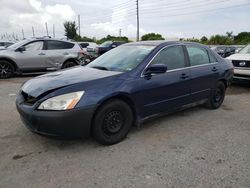 Honda Accord lx Vehiculos salvage en venta: 2003 Honda Accord LX