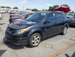 Salvage cars for sale at Sacramento, CA auction: 2004 Pontiac Vibe