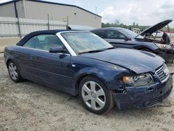 Salvage cars for sale at Spartanburg, SC auction: 2006 Audi A4 Quattro