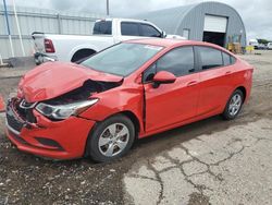 Salvage cars for sale at Wichita, KS auction: 2017 Chevrolet Cruze LS