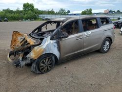 Salvage cars for sale at Columbia Station, OH auction: 2016 KIA Sedona LX