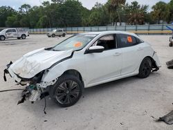 Honda salvage cars for sale: 2019 Honda Civic EX