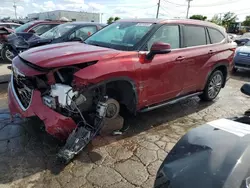 2022 Toyota Highlander Hybrid Platinum en venta en Chicago Heights, IL