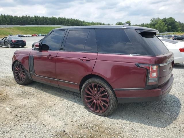 2017 Land Rover Range Rover Supercharged