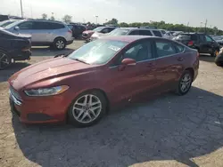 Salvage cars for sale at Indianapolis, IN auction: 2014 Ford Fusion SE