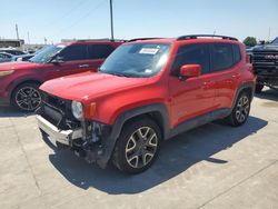 Salvage cars for sale from Copart Grand Prairie, TX: 2017 Jeep Renegade Latitude