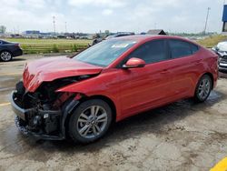 Salvage cars for sale at Woodhaven, MI auction: 2017 Hyundai Elantra SE