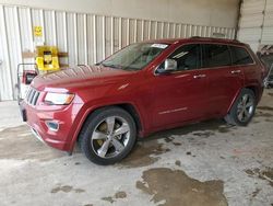 Salvage cars for sale at Abilene, TX auction: 2014 Jeep Grand Cherokee Overland