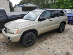 Salvage cars for sale at Seaford, DE auction: 2002 Toyota Highlander Limited