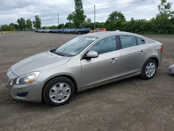 Salvage cars for sale from Copart Montreal Est, QC: 2012 Volvo S60 T5