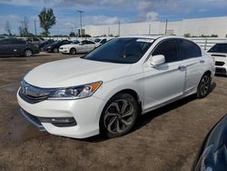 Honda salvage cars for sale: 2017 Honda Accord EXL