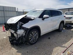 Toyota Highlander Platinum salvage cars for sale: 2020 Toyota Highlander Platinum