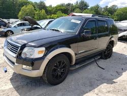 Salvage cars for sale at Mendon, MA auction: 2008 Ford Explorer Eddie Bauer