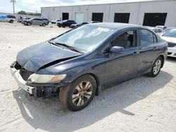 Salvage cars for sale from Copart Jacksonville, FL: 2009 Honda Civic LX