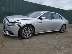 Salvage cars for sale at Finksburg, MD auction: 2017 Lincoln Continental Select