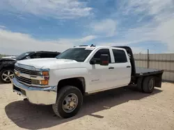 Salvage trucks for sale at Andrews, TX auction: 2016 Chevrolet Silverado K3500