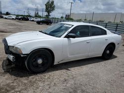 Vehiculos salvage en venta de Copart Miami, FL: 2012 Dodge Charger Police