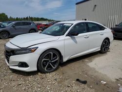 Honda Accord Sport salvage cars for sale: 2022 Honda Accord Sport