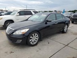 Salvage cars for sale at Grand Prairie, TX auction: 2009 Hyundai Genesis 3.8L