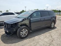 Salvage cars for sale at Indianapolis, IN auction: 2016 KIA Sedona LX