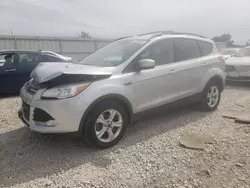 Salvage cars for sale at Kansas City, KS auction: 2015 Ford Escape SE