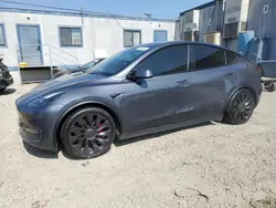 Salvage cars for sale at Los Angeles, CA auction: 2022 Tesla Model Y