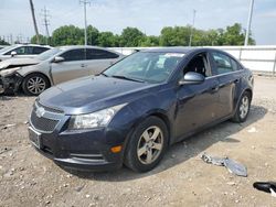 Salvage cars for sale from Copart Columbus, OH: 2014 Chevrolet Cruze LT