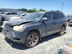 2009 Toyota Highlander en venta en Sacramento, CA