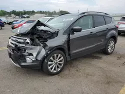 Salvage cars for sale at Pennsburg, PA auction: 2019 Ford Escape SEL