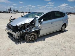 Salvage cars for sale from Copart New Braunfels, TX: 2014 Toyota Prius V