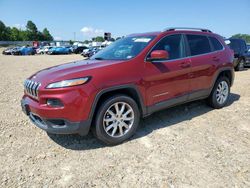 Salvage cars for sale from Copart Chatham, VA: 2017 Jeep Cherokee Limited