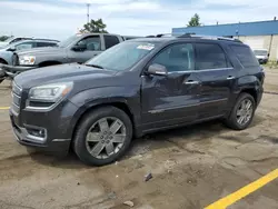 Buy Salvage Cars For Sale now at auction: 2014 GMC Acadia Denali