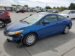 Salvage cars for sale at Sacramento, CA auction: 2015 Honda Civic LX