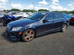 Mercedes-Benz salvage cars for sale: 2011 Mercedes-Benz C 300 4matic