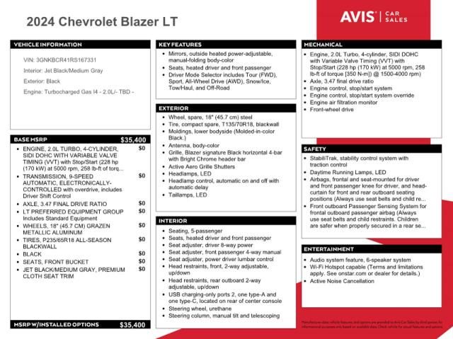 2024 Chevrolet Blazer 2LT