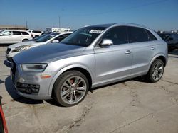 Salvage cars for sale at Grand Prairie, TX auction: 2015 Audi Q3 Premium Plus