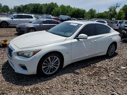 Infiniti Q50 Luxe Vehiculos salvage en venta: 2018 Infiniti Q50 Luxe