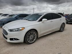 Salvage cars for sale at Andrews, TX auction: 2014 Ford Fusion Titanium