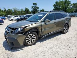 Salvage cars for sale at Hampton, VA auction: 2021 Subaru Outback Premium