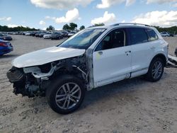Salvage cars for sale at West Warren, MA auction: 2015 Volkswagen Touareg V6 TDI