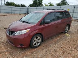 Salvage cars for sale at Oklahoma City, OK auction: 2012 Toyota Sienna LE