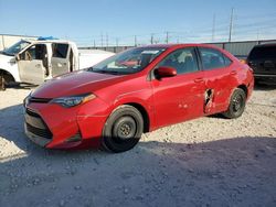 Salvage cars for sale from Copart Haslet, TX: 2018 Toyota Corolla L